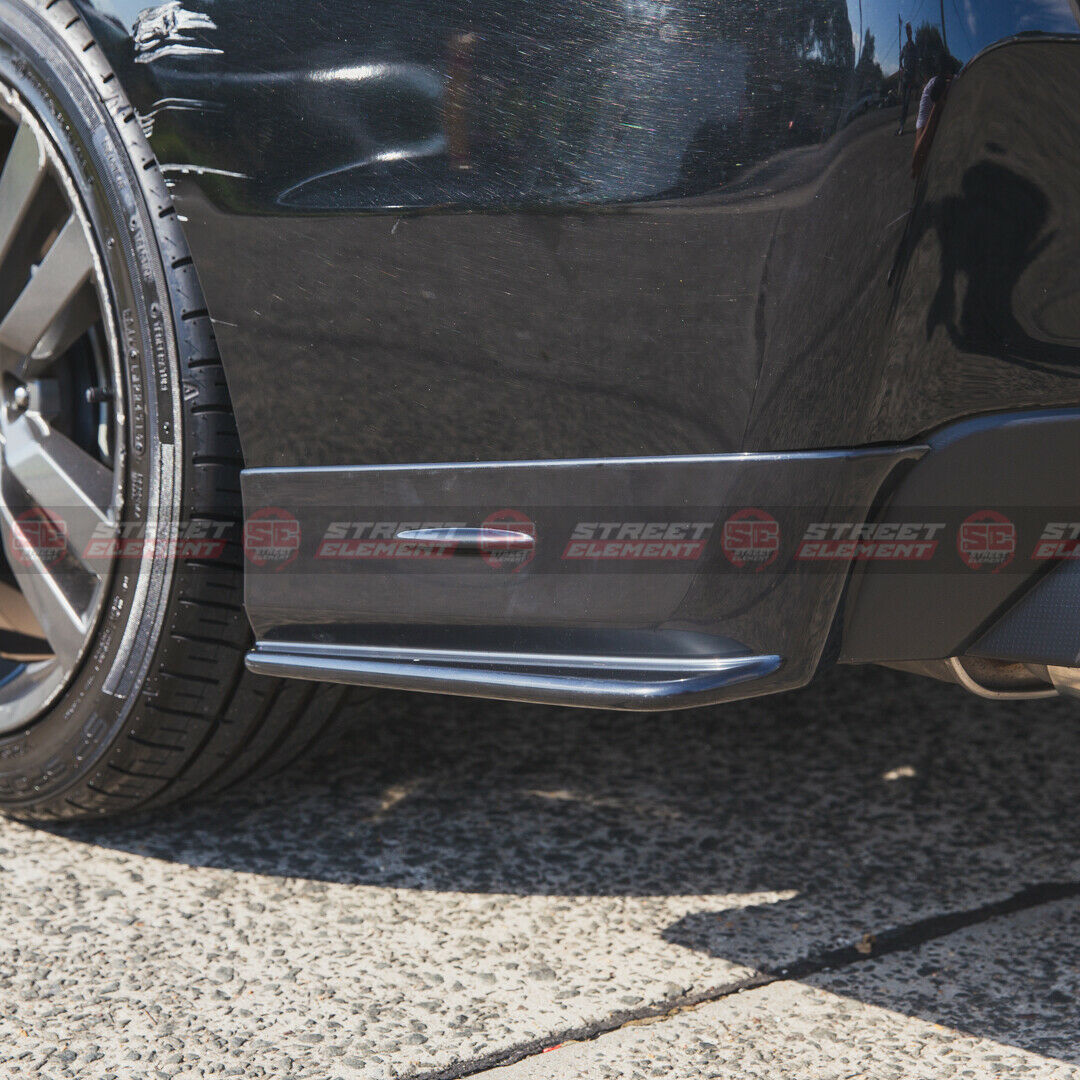 MP Style Rear Bumper Pods/Spats For 2014-2021 Subaru WRX/STI V1 (MATTE BLACK)