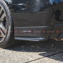 MP Style Rear Bumper Pods/Spats For 2014-2021 Subaru WRX/STI V1 (MATTE BLACK)