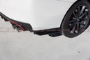 S-T Style Rear Bumper Pods For 2014-2020 Subaru WRX/STI V1 (CARBON FIBRE)