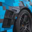 S209 Style Widebody Flares REAR SET For 2018-2021 Subaru WRX/STI V1 (UNPAINTED)