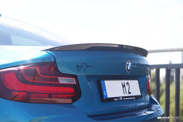 M-P Style Trunk Spoiler For 2014-2021 BMW F22 2-Series & F87 M2 (UNPAINTED)