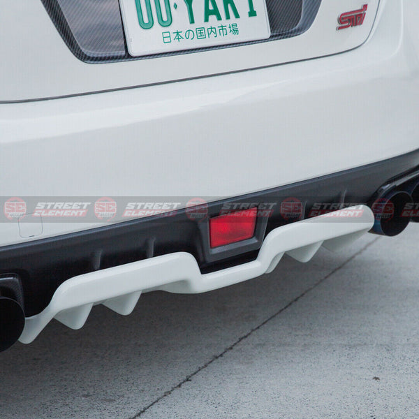 HT Style Rear Under Diffuser For 2014-2021 Subaru WRX/STI V1 (PEARL WHITE K1X)