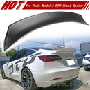 SED2 Style Rear Trunk Duckbill Spoiler For 2019-2021 Tesla Model 3 (UNPAINTED)