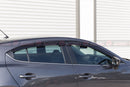 Mazda Mazda3 2014-2018 BM BN Hatch Slimline Window Visors/Weathershields (4PCS)