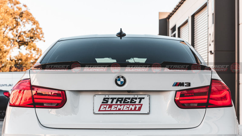 M4 Style Trunk Spoiler For 2012-2018 BMW F30 3-Series & F80 M3 (GLOSS BLACK)