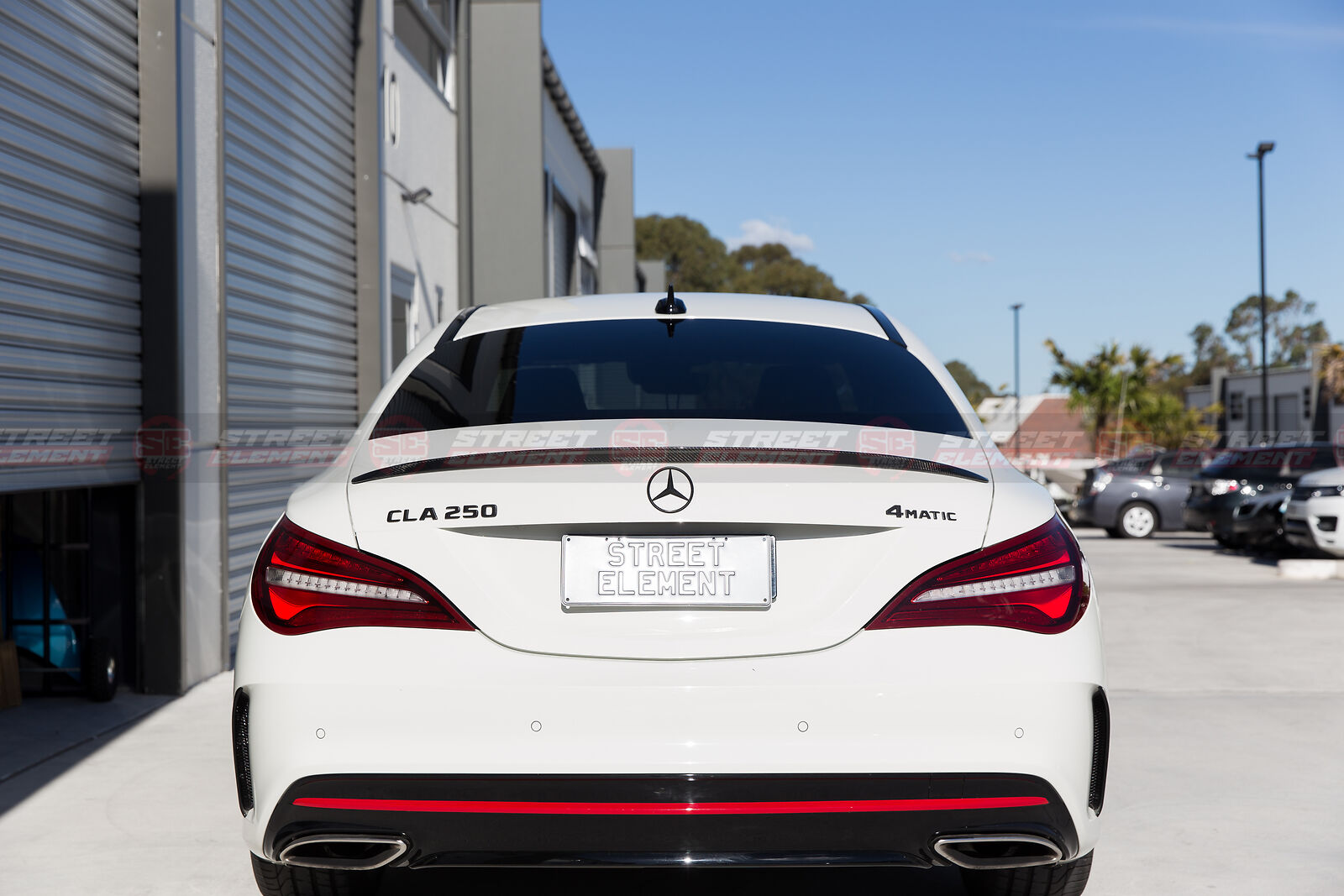 AMG Style Trunk Spoiler For 2013-2018 Mercedes-Benz C117 CLA-Class (PEARL BLACK)