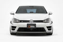 GARAGE VARY Style Front Lip For 2013-2016 VW Golf R MK7 MK7R (CARBON FIBRE)