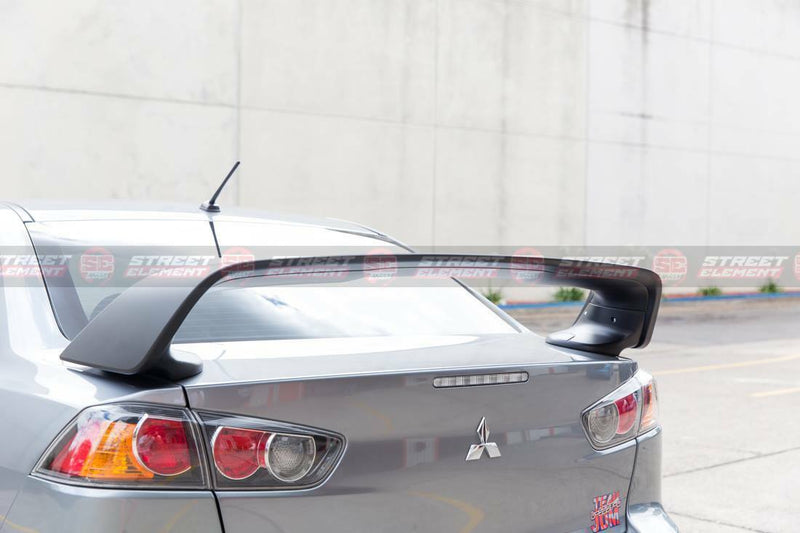 STREET ELEMENT EVO X Style Wing Spoiler For 2007-2017 Mitsubishi CJ CF Lancer [Paint Matched]