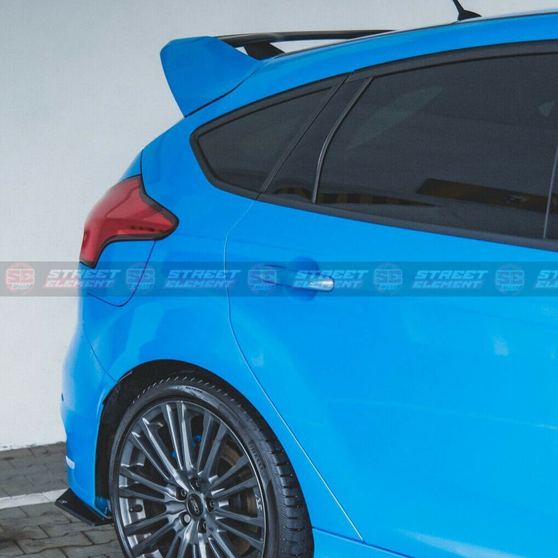 RS Style Trunk Wing Spoiler For 2012-2017 Ford Focus MK3 Hatchback (UNPAINTED)