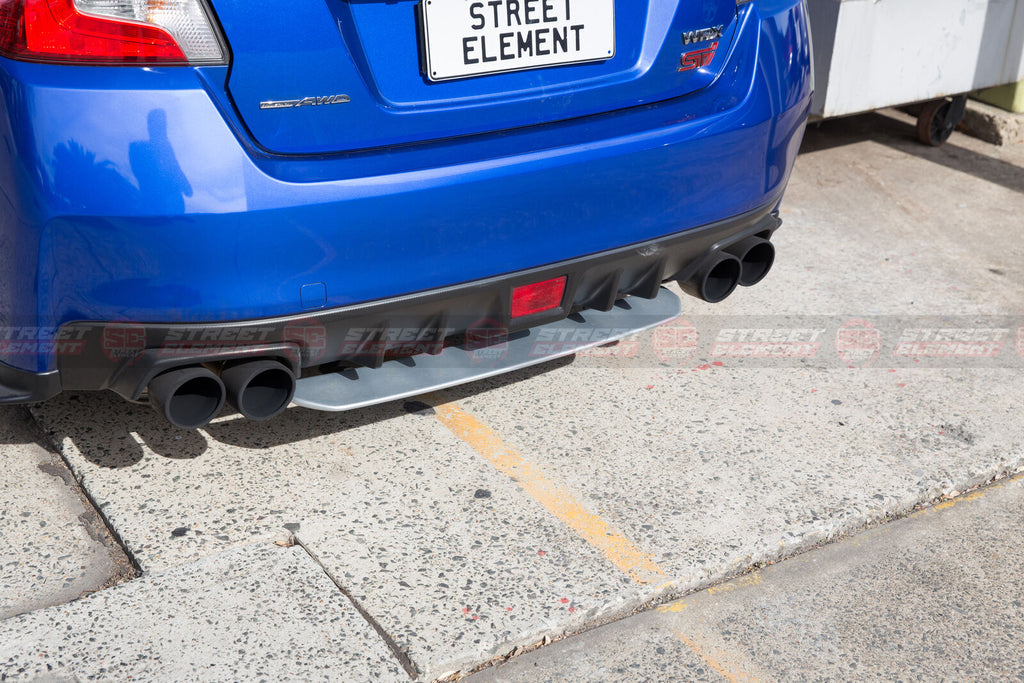 Subtle Rear Diffuser S-T Style Rear Under Diffuser For 2014-2020 Subaru WRX/STI V1 (SILVER