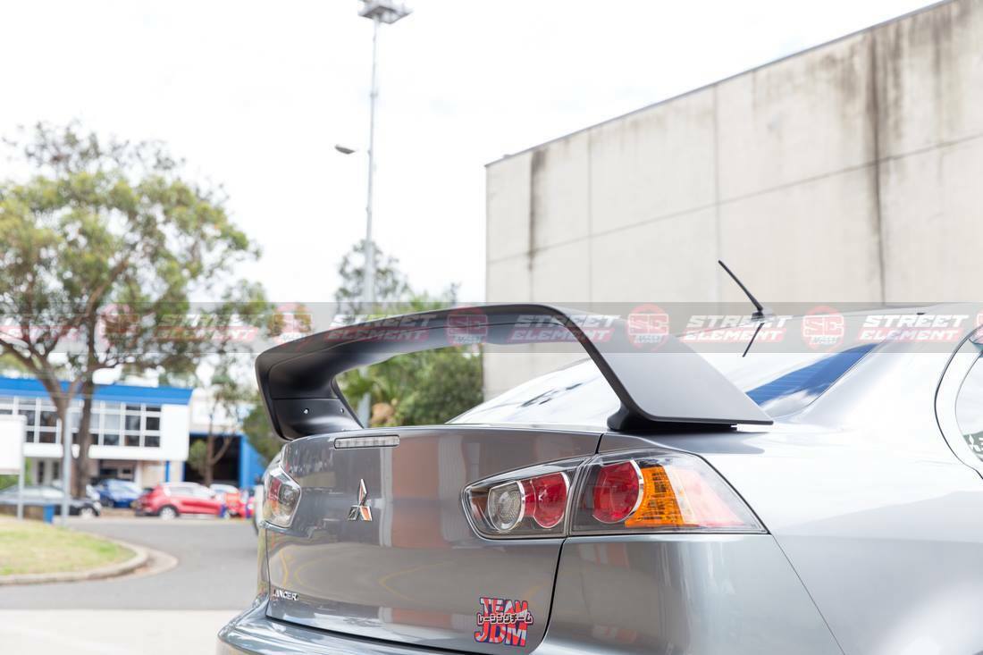 STREET ELEMENT EVO X Style Wing Spoiler For 2007-2017 Mitsubishi CJ CF Lancer [Paint Matched]