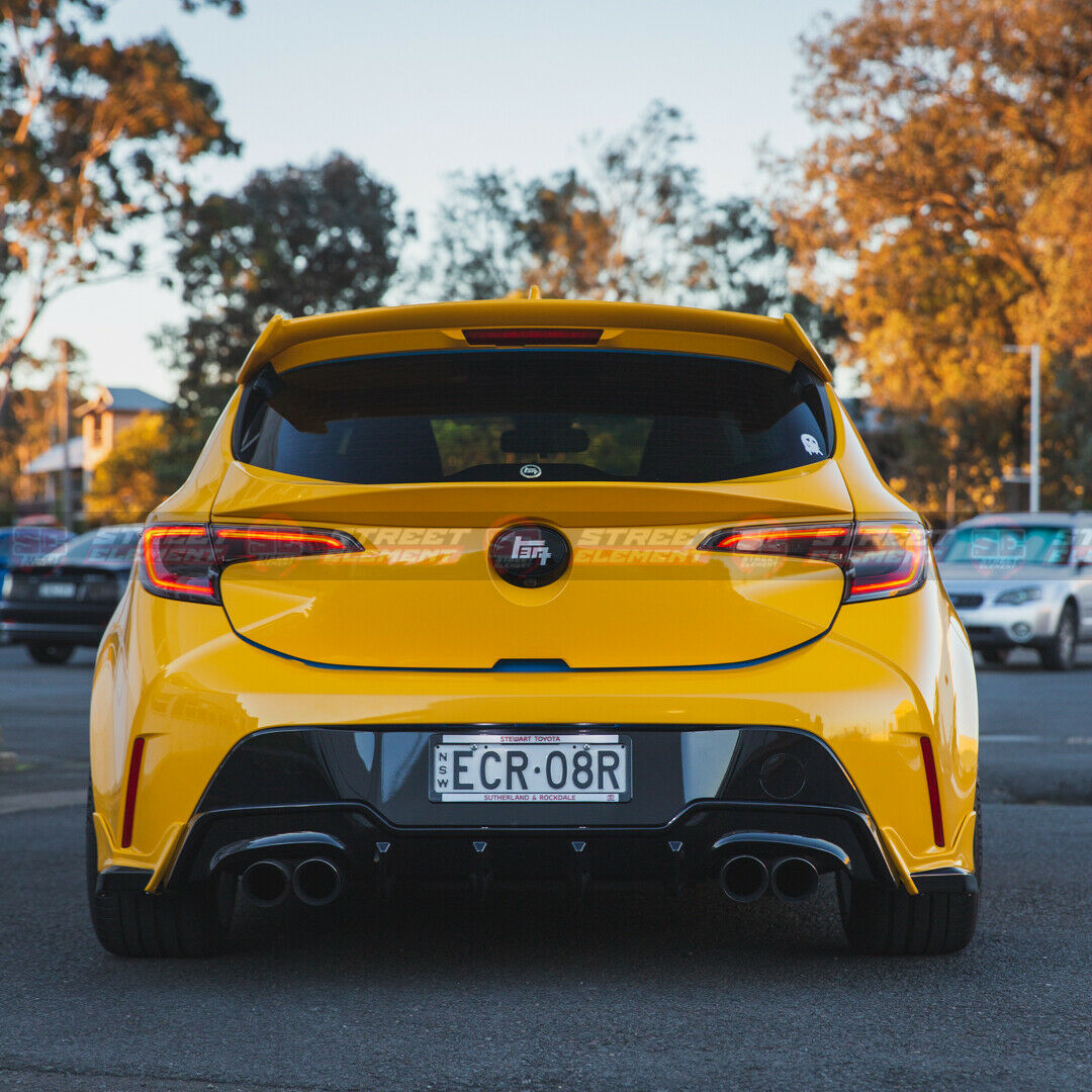 TRD Style Rear Bumper Pods For 2018-2021 Toyota Corolla Hatchback (MATTE BLACK)