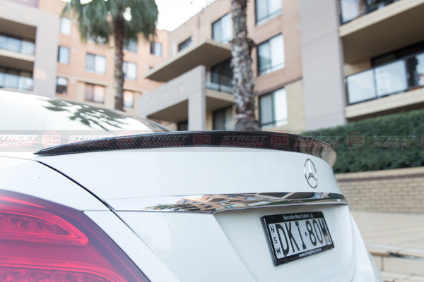 AMG Style Spoiler For 2015-2020 Mercedes-Benz C205 C-Class Coupe (CARBON FIBRE)