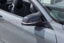 M V2 Style Carbon Side Mirror Replacement For BMW F20 F22 F87 F30 F32 E84 (CF)