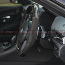 DMK Steering Wheel For 2019-2021 Toyota Supra GR (CARBON/SUEDE/YELLOW STITCH)