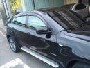 For BMW X6 X6M 2008-2014 E71 E71LCI Slimline Window Visors/Weathershields (4PCS)