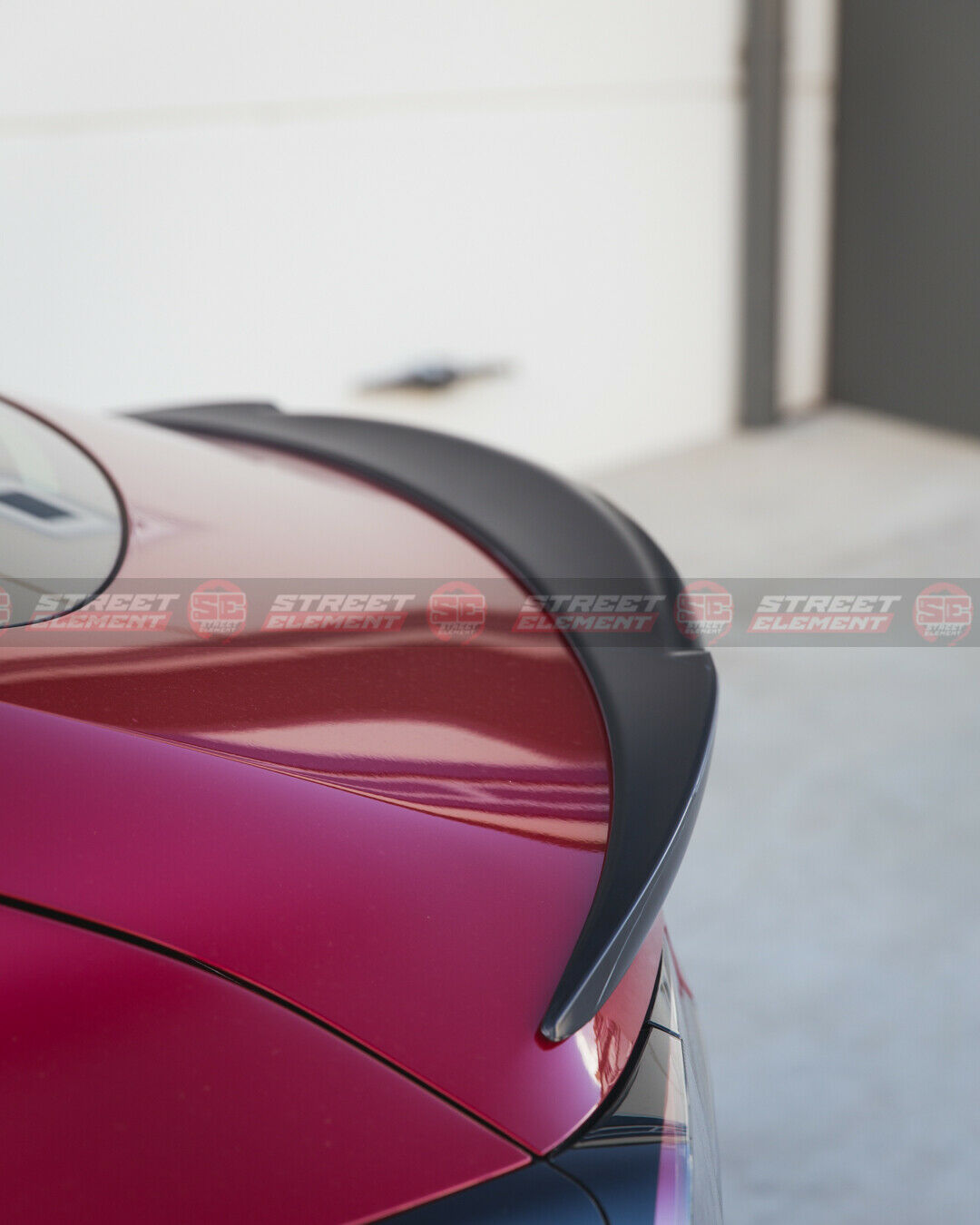 SED1 Style Rear Trunk Duckbill Spoiler For 2019-2021 Tesla Model 3 (UNPAINTED)