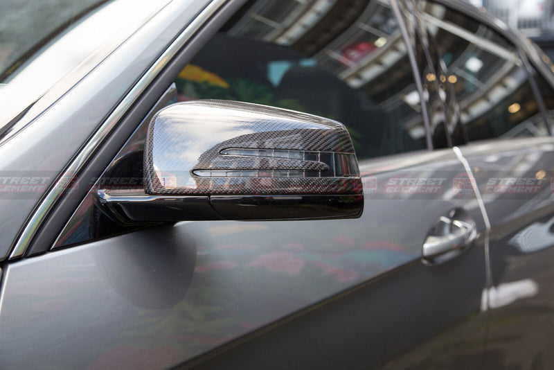 Mirror Replacement For Mercedes-Benz W176 C117 W204 C204 W212 (CARBON FIBRE) NEW