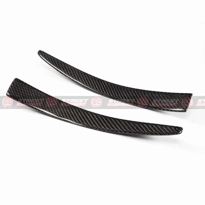 Carbon Front Hyper Canards (Pair) For MY14-18 BMW F80 M3 & F82/F83 M4 (CF)