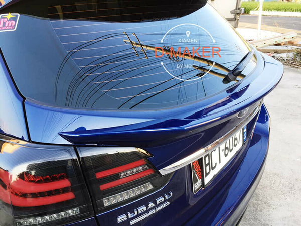 K2 Style Mid Wing/Spoiler For 2016-2020 Subaru Levorg/STI Sport V1 (BLUE K3X)