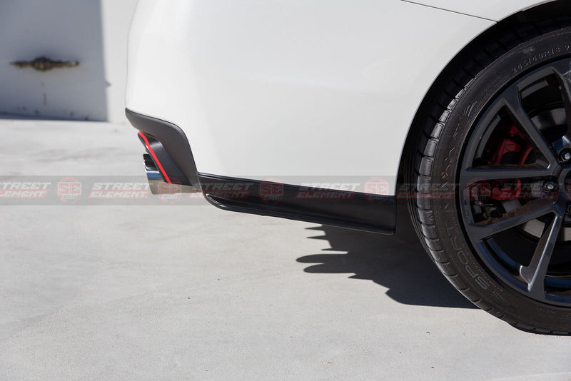 S-T Style Rear Bumper Pods For 2014-2020 Subaru WRX/STI V1 (CARBON FIBRE)