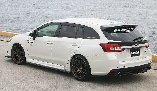 CS Type-1 Style Rear Side Spats/Pods For 2016-2020 Subaru Levorg V1 (UNPAINTED)