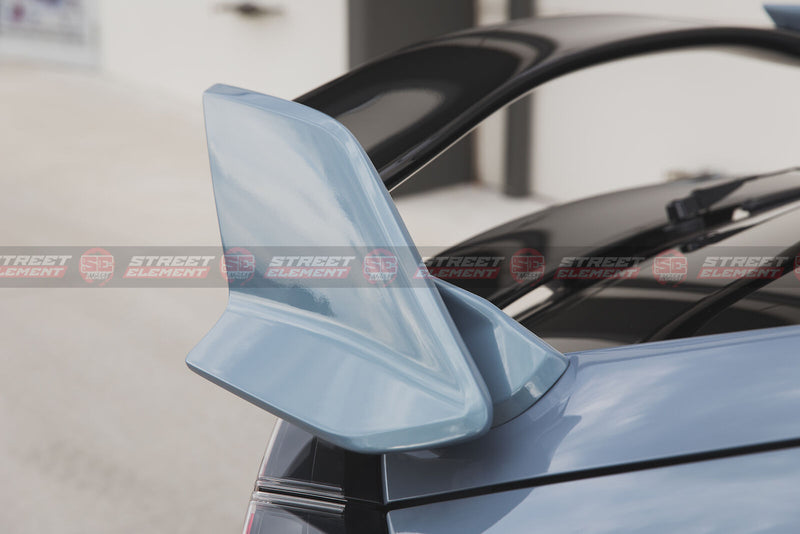 Type R Style Trunk Wing Spoiler For 2016-2020 Honda Civic HATCH (BLUE B-593M)
