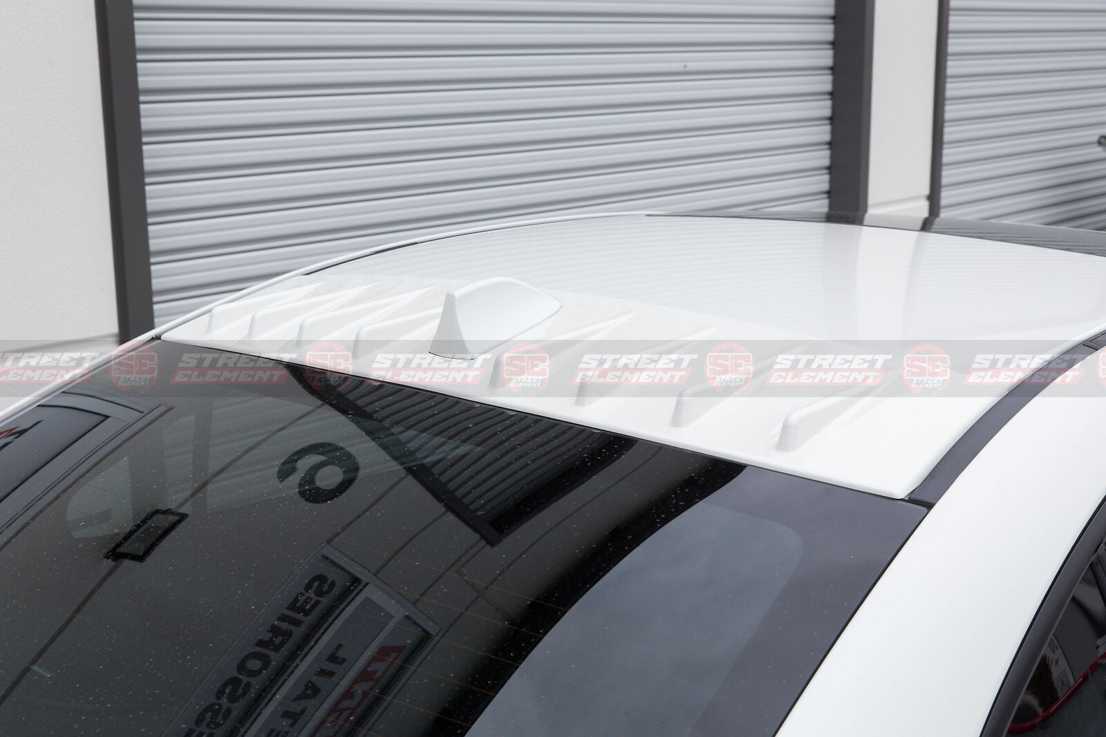 CS Style Vortex Generators/Shark Fin For 2014-2018 Subaru WRX/STI V1 (WHITE K1X)