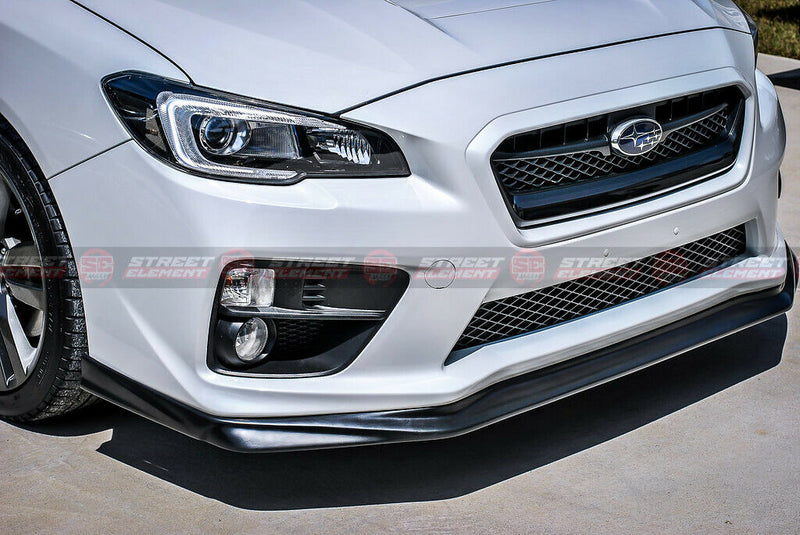 VRS Style Front Bumper Lip For 2014-2020 Subaru WRX/STI V1 VA (PRIMER FINISH)