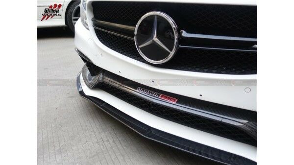 M-Benz W205/C205/C63S Euro-Spec Style Carbon Fibre Front Bumper Trim Replacement