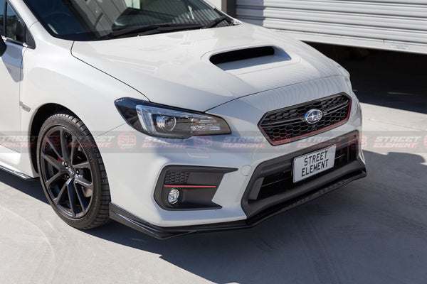 S-T V2 Style Front Bumper Lip For 2014-2020 Subaru WRX/STI V1 (MATTE BLACK)