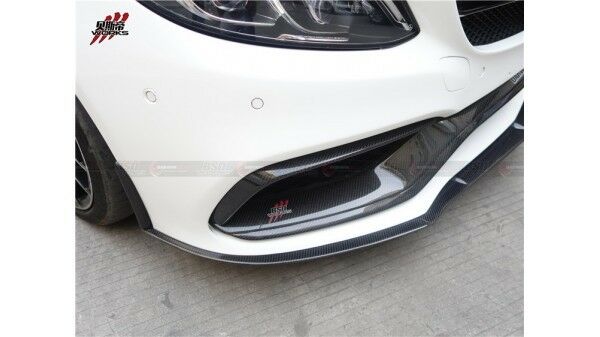 M-Benz W205/C205/C63S Euro-Spec Style Carbon Fibre Front Bumper Trim Replacement