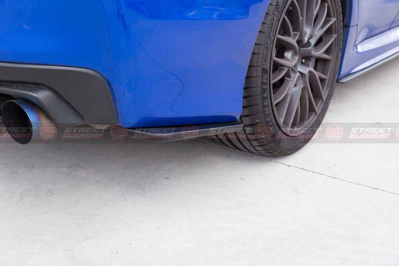 CS Type-1 Style Rear Bumper Spats For 2014-2021 Subaru WRX/STI V1 (CARBON FIBRE)