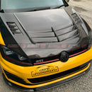 VRS Style Vented Bonnet For 2013-2020 VW Golf GTI/R MK7 MK7.5 (PARTIAL CARBON)