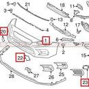 OEM+ MY18 Style Front Bumper Set For 2014-2021 Subaru WRX/STI V1 (UNPAINTED)