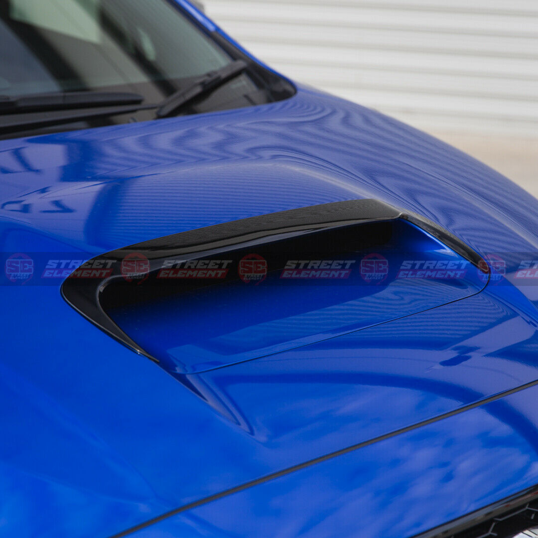 SEV1 Bonnet/Hood Scoop Extension For 2014-2021 Subaru WRX/STI V1 (GLOSS BLACK)