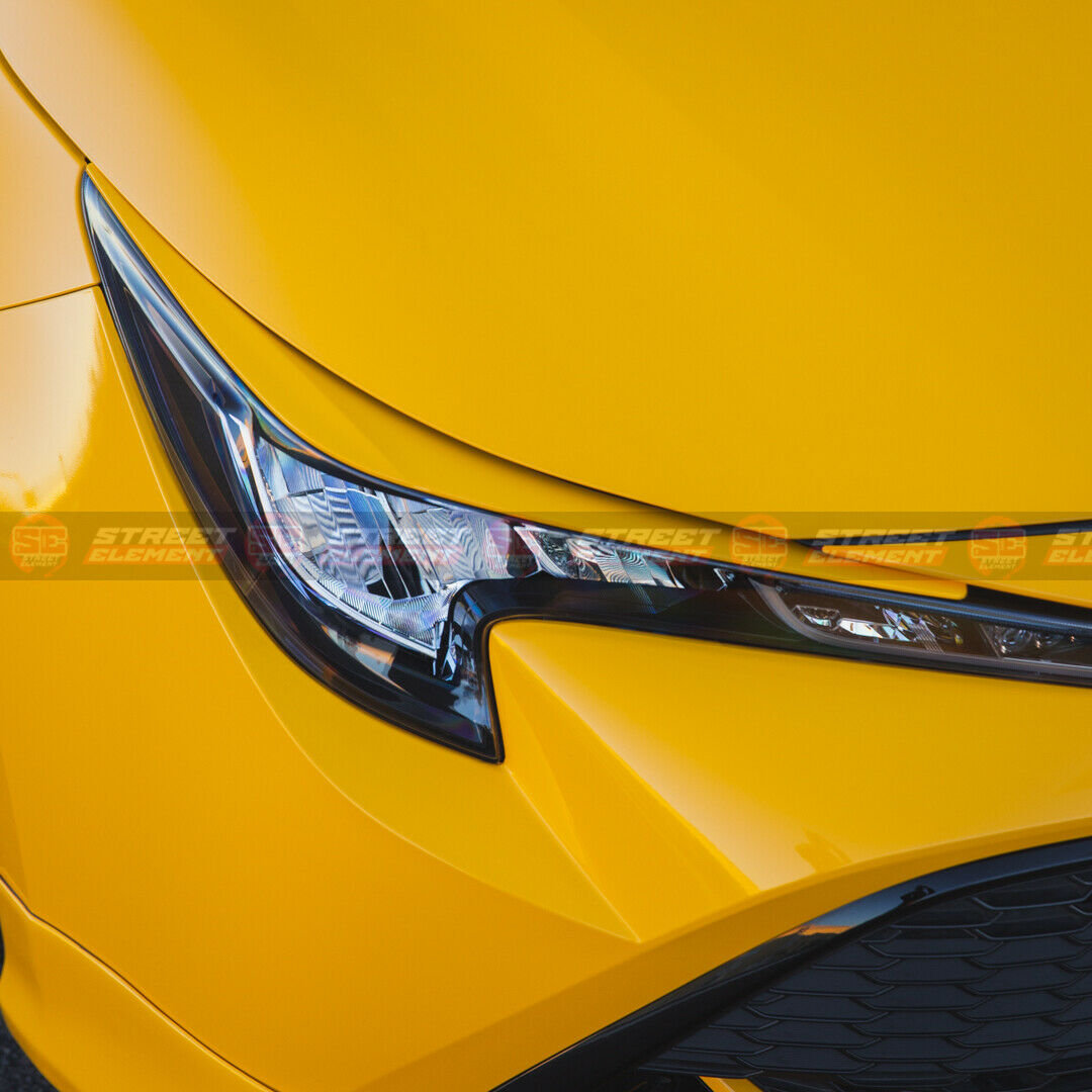 STREET ELEMENT V2 Style Headlight Covers/Eyelids For 2018+ Toyota Corolla E210 / GR GTS [Paint Matched]