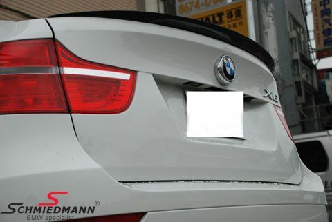 M Performance Style Carbon Fibre Trunk Spoiler For MY08-14 BMW E71 X6 / X6M (CF)