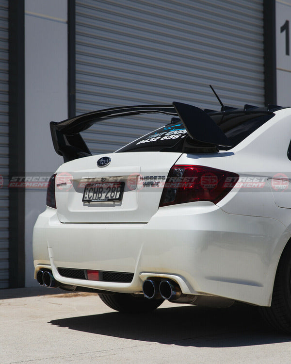 S-T Style Wing Spoiler For 2008-2013 Subaru Impreza RS/WRX/STI G3 (BLACK 32J)