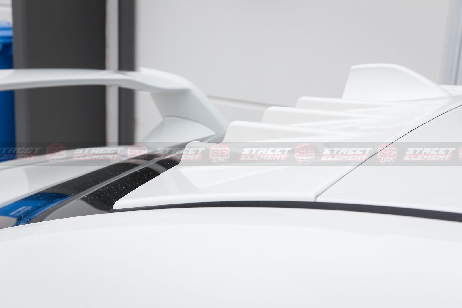 CS Style Vortex Generators/Shark Fin For 2014-2018 Subaru WRX/STI V1 (WHITE K1X)