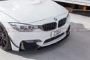 Carbon Front Hyper Canards (Pair) For MY14-18 BMW F80 M3 & F82/F83 M4 (CF)