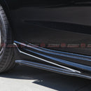 ST Style Side Skirts Add-On For 2016-2021 Subaru Impreza G5 HATCH (MATTE BLACK)