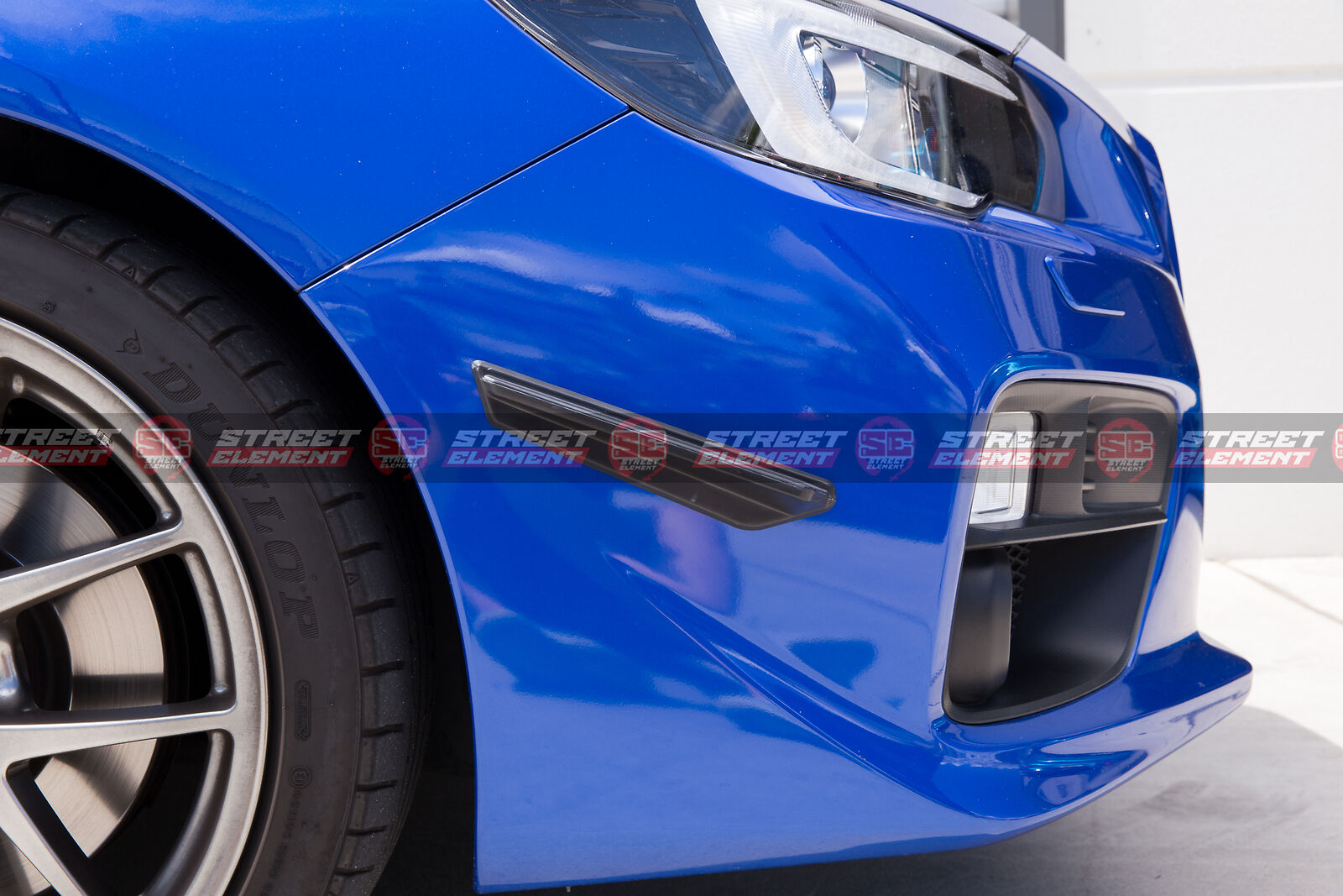 D1 Style Front Canards For 2014-2020 Subaru WRX/STI & Levorg V1 (MATTE BLACK)