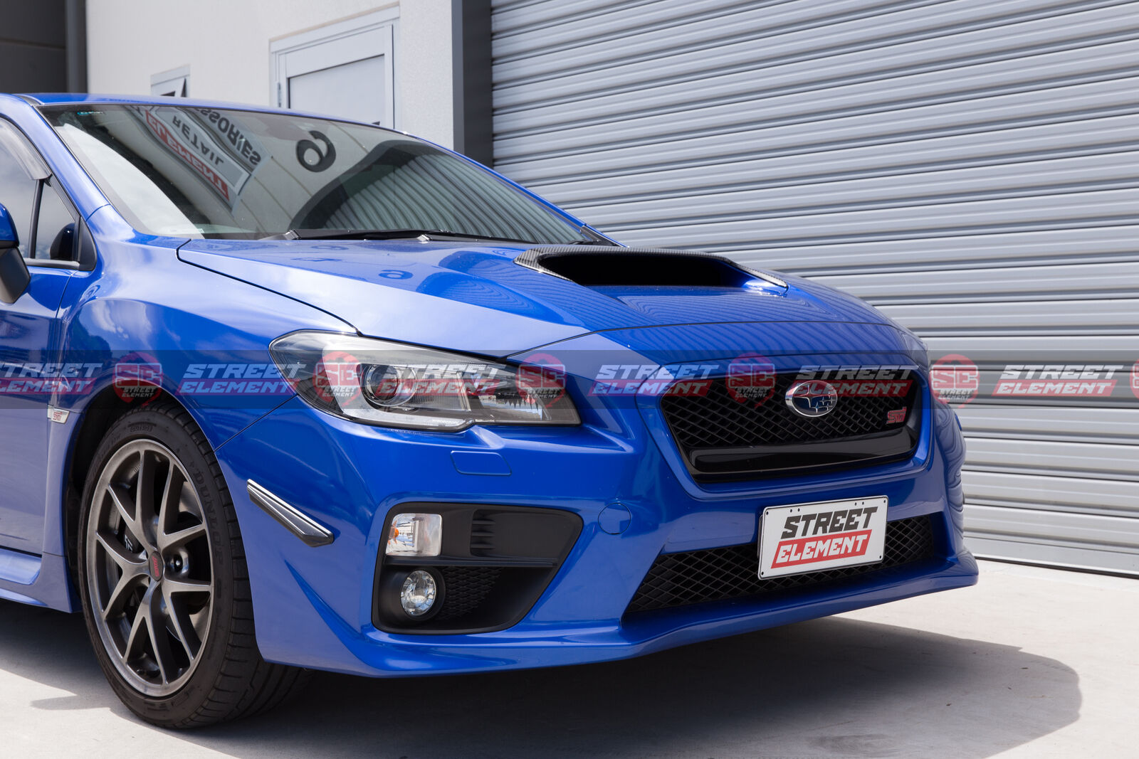 D1 Style Front Canards For 2014-2020 Subaru WRX/STI & Levorg V1 (GLOSS BLACK)