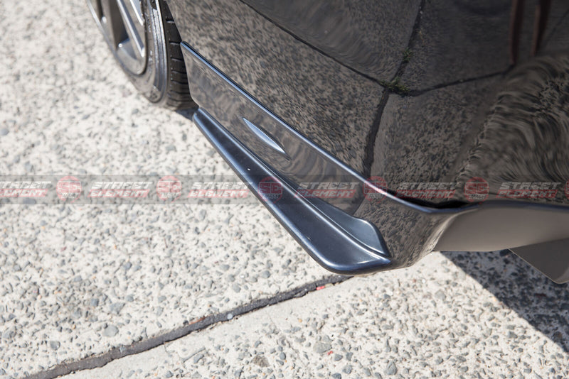 MP Style Rear Bumper Pods/Spats For 2014-2021 Subaru WRX/STI V1 (MATTE BLACK)