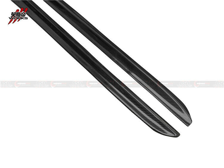 M-Benz C-Class W205/C63S PSM Dynamic Style Carbon Fibre Side Skirt Extensions