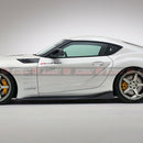 VRS-1 Style Side Skirts Extension For 2019-2021 Toyota Supra GR (FORGED CARBON)