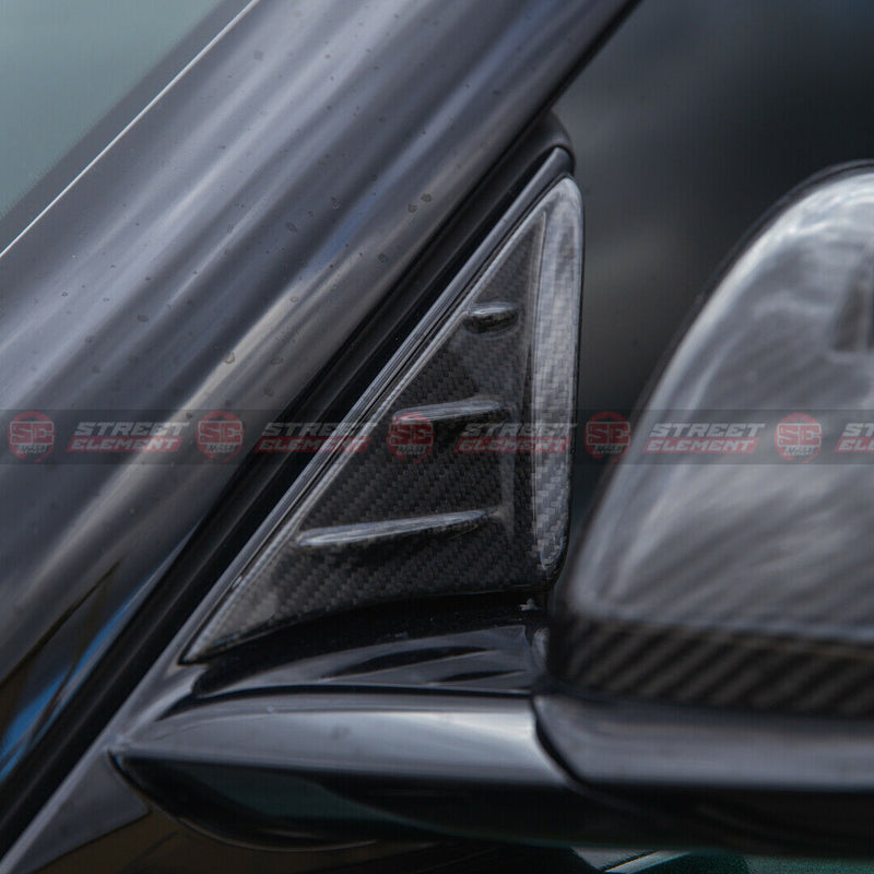 SEV1 Style Wind Deflectors/Buffers For 2019-2021 Toyota Supra GR (GLOSS BLACK)