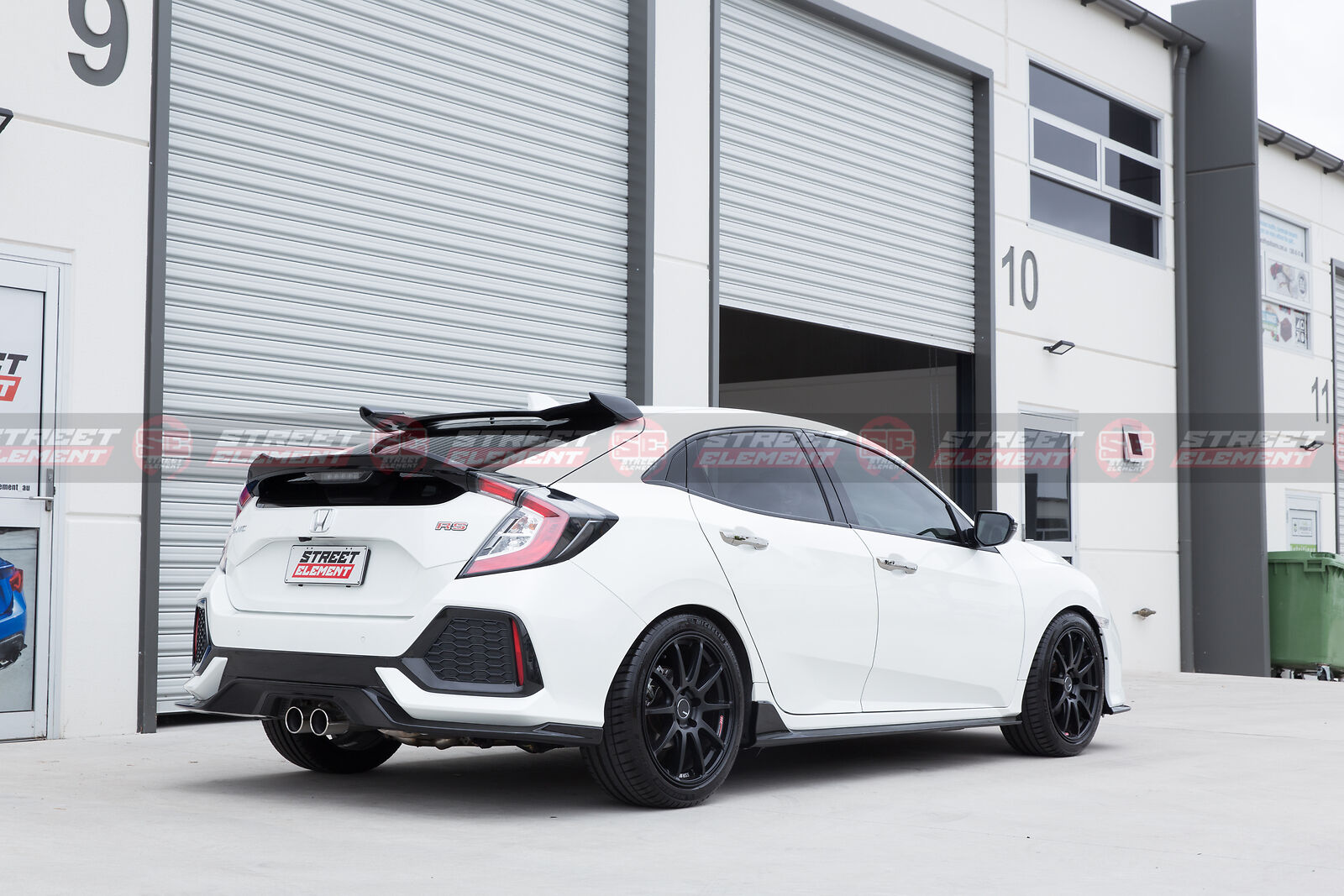V1 Style Trunk Spoiler For 2016-2020 Honda Civic 10TH HATCHBACK (GLOSS BLACK)