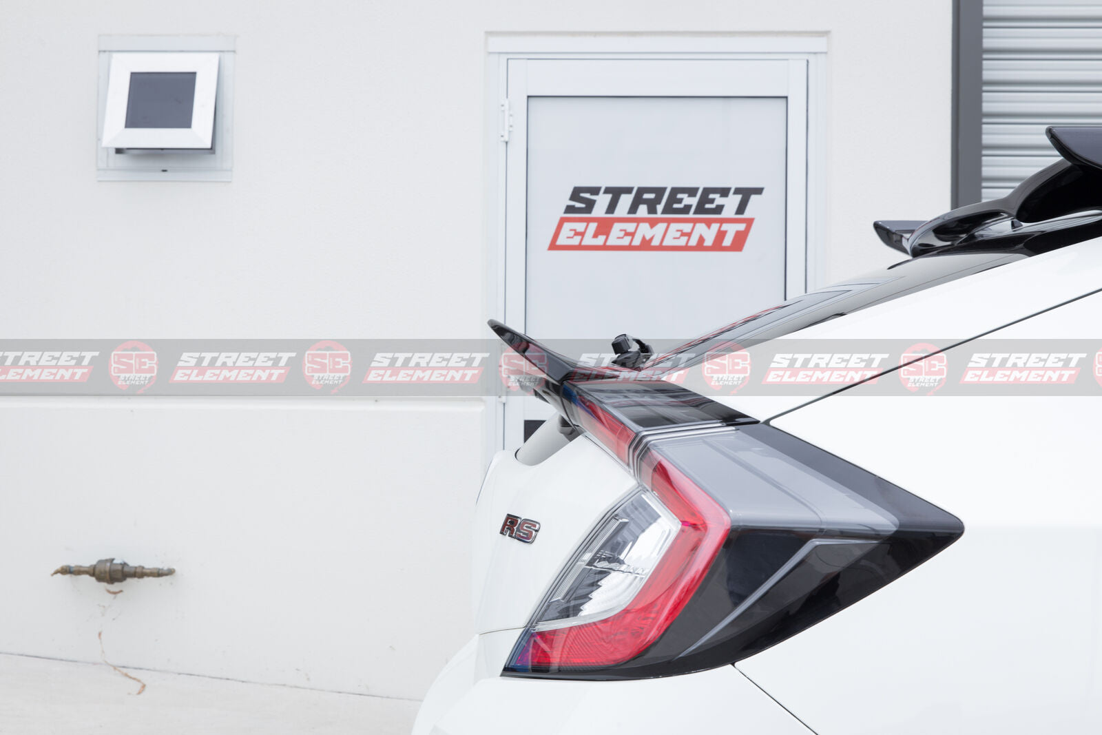 V1 Style Trunk Spoiler For 2016-2020 Honda Civic 10TH HATCHBACK (PEARL BLACK)